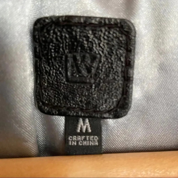 Wilsons Leather Black Casual Y2K Style Blazer Medium - Picture 6 of 8